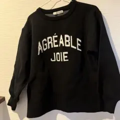 SHOO LA RUE ロゴニット ブラック 長袖
