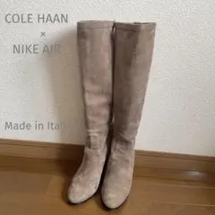 【美品】コールハーン　ロングブーツ　NIKEAIR　軽量　イタリア製　6B
