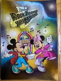 ミッキーマウス　ROCK AROUND THE MOUSE　ポストカード