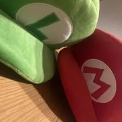 USJ公式　NINTENDOWORLD 被り物　ユニバ　マリオ　ルイージ　2種