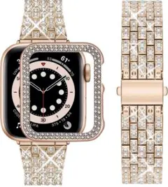 Apple Watch 9 /8/7ブレスレット 41mm ローズゴールド