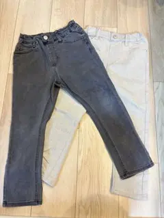 BREEZE 長ズボン　120cm ブラック　ベージュ