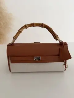 story. バンブーハンドル ショルダーバッグのサムネイル