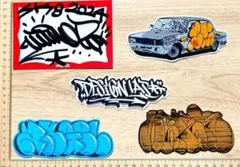 グラフィティ ステッカー 5枚セット GRAFFITI STICKER