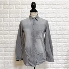 バナナリパブリック グレーシャツ XXS コットン