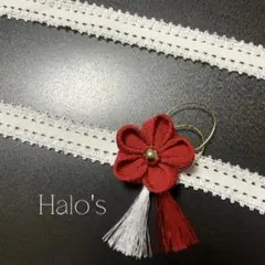 Halo's つまみ細工 ベビーヘアバンド