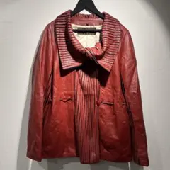は*か様 BALMAIN レザージャケット ラムレザー　00s 希少　archiのサムネイル