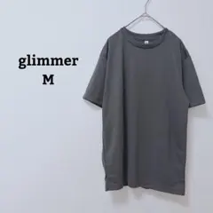 グリマー　Tシャツ　カットソー　カジュアル　半袖　バックプリント　薄手　Mのサムネイル