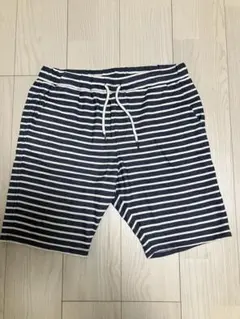 A DAY IN THE LIFE ボーダーショートパンツ Lのサムネイル