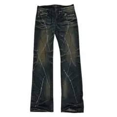 Xfrm トランスフォーム ペイント デニム パンツ 30 古着 Xfrm トランスフォーム ペイント デニム パンツ 30 古着 Xfrm