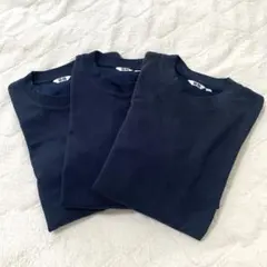 UNIQLO U ユニクロ エアリズムコットンクルーネックTシャツ M ネイビー