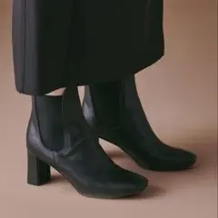 ユアーズ　サイドゴアブーツ　ブラック　L サイズ