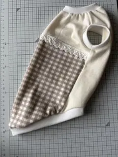 【あさ様専用】ハンドメイド犬服　タンクトップ　長め丈