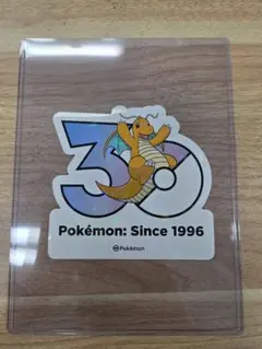ポケモン 韓国限定 30周年ロゴ ステッカー カイリュー - メルカリ
