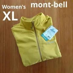 新品未使用　モンベル　レディース　シャミースジャケット　XL　イエロー　フリース