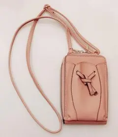 VIS [ビス]フラワーカットスマホショルダーPINK