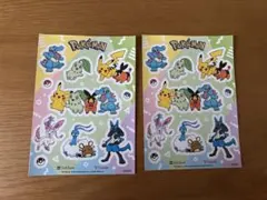 ポケモン ステッカーシート 2枚セット