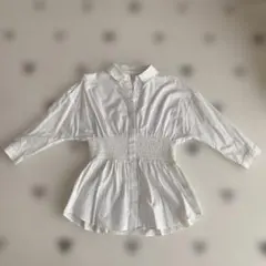 AZUL by MOUSSY ホワイトブラウス