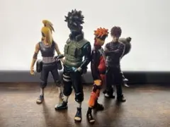 ナルト疾風伝/超彩色/カカシ/ナルト/我愛羅/デイダラ/4種