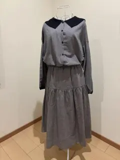 サマンサモスモス SM2 黒チェック柄セットアップ