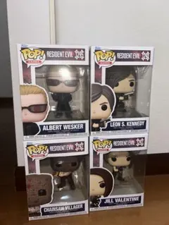 【希少】funko pop バイオハザード　4体セット 希少】funko pop バイオハザード 4体セット - メルカリ