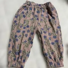 花柄 ロングパンツ スウェットパンツ