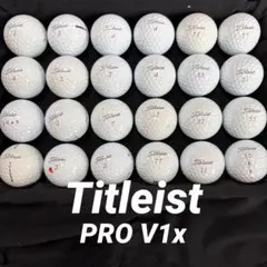 ☆良品☆タイトリストTitleist PRO V1Xゴルフボール ロストボールのサムネイル