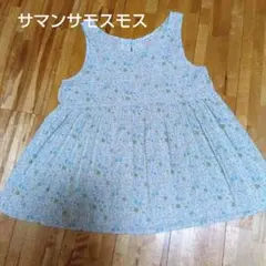 Samansa Mos2 小花柄 ノースリーブ チュニック