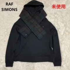 良品 ラフシモンズ フーディー 希少品 トップス パーカー ブラック S 良品 ラフシモンズ フーディー 希少品 トップス パーカー ブラック S