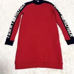 【お買得✨】トミーヒルフィガーTOMMY HILFIGER ワンピース　ロゴ刺繍