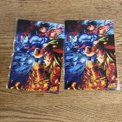 劇場版「鬼滅の刃」来場御礼入場者特典キャラクターイラストブロマイド2枚セット