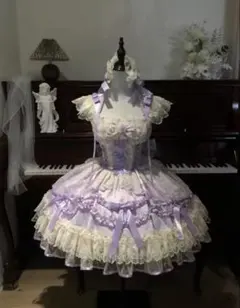 LIZLISA はしごカシュクールスカート パープル 紫 ラベンダー - メルカリ