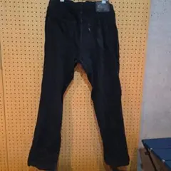 Levi's ブラック ストレートデニム