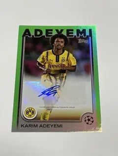 TOPPS 칼림 아데예미 친필 사인 카드 199 시리 그린 병렬
