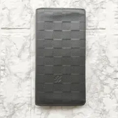 ルイヴィトン ポルトフォイユ ブラザ 長財布 ダミエ アンフィニ レザー