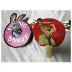 【即完品】【新品】ズートピア　ショルダー付き ダイカットポーチ　ニック　ジュディ