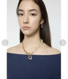 MOUSSY♡ASYMMETRY F/PEARL ネックレスのサムネイル