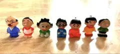 ☆ サザエさん一家　ソフビ　ミニ　フィギュア☆