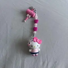 ✨激レア✨キティ hello kitty ご当地 根付 大阪 ヒョウ柄 ピンク