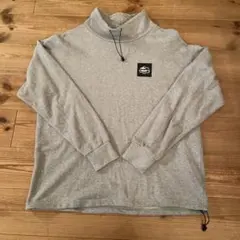 CAMP7 グレー ハイネック トレーナー