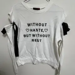 Lovetoxic オフショルダー トレーナー