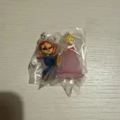 スーパーマリオ めじるしアクセサリー2 マリオ ピーチ