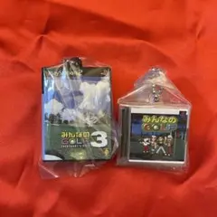 即日発送　ゲームパッケージミニチュアチャーム／みんなのゴルフ／みんなのゴルフ2