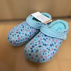 クロックス クラシックプリンテッドラインドクロッグ