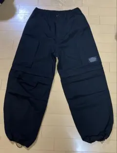 GU×UNDERCOVER 2WAYヘリクルーパンツ S ブラック