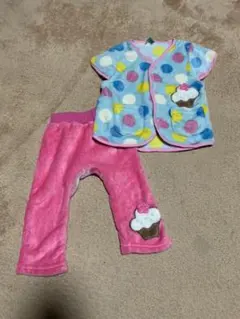 ベビースリーパー　フリースベスト　90センチ　フリースズボン　80センチ　セット