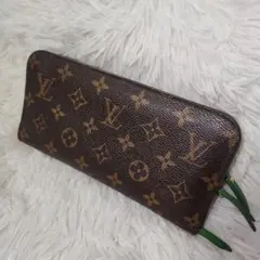 ルイヴィトン モノグラム　長財布　ポルトフォイユアンソリット　グリーン緑