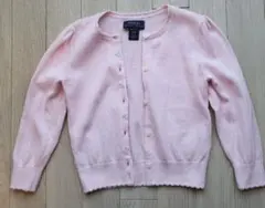 POLO RALPH LAUREN ピンク カーディガン 3/3T 美品