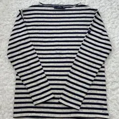 セントジェームス ウエッソン ボーダー ネイビー×生成り マルチカラー