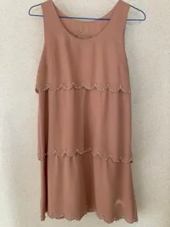 Ray Beams ピンク スカラップエッジ ワンピース　無臭